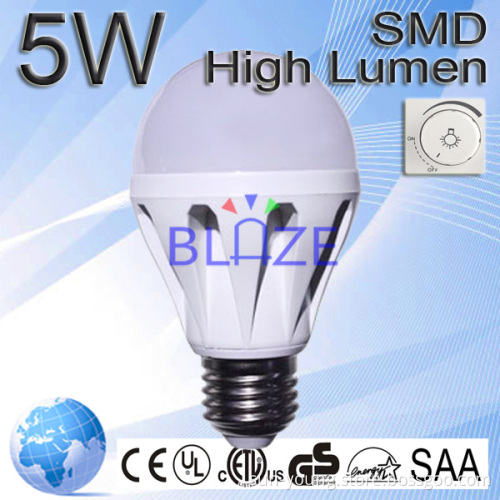 2014! B22/E27high lumen smd led bulb